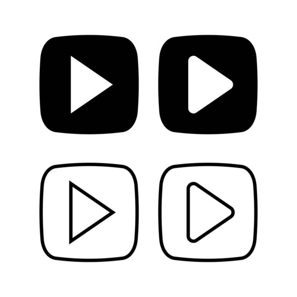 Сыграйте векторную иллюстрацию. Знак и символ кнопки воспроизведения