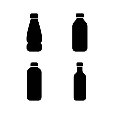 Şişe ikonu vektör illüstrasyonu. şişe işareti ve sembol