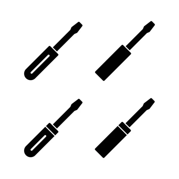 Иллюстрация Вектора Значка Отвертки Знак Инструмента Символ — стоковый вектор