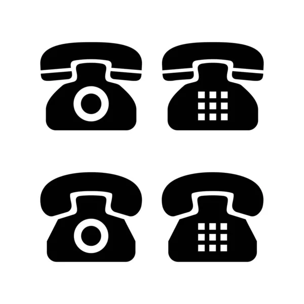 Εικονογράφηση Φορέα Εικονίδιο Τηλεφώνου Σήμα Και Σύμβολο Τηλεφώνου — Διανυσματικό Αρχείο