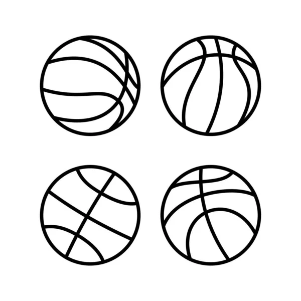 Basketbol Ikonu Vektör Illüstrasyonu Basketbol Tabelası Sembol — Stok Vektör