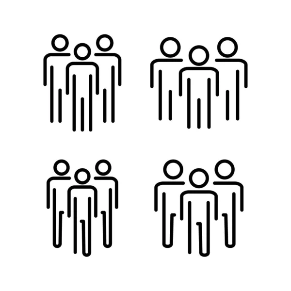 Menschen Icon Vektor Illustration Personenzeichen Und Symbol User Icon Vektor — Stockvektor