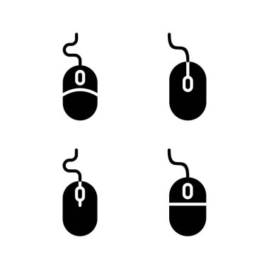 Fare simgesi vektör illüstrasyonu. Tıklama işareti ve sembol. işaretleyici simgesi vektörü.