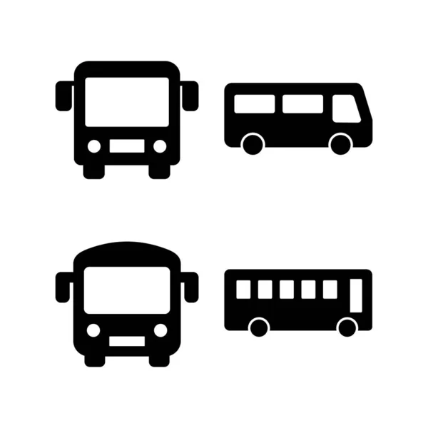Ikona Vektoru Sběrnice Značka Symbol Autobusu Symbol Přepravy — Stockový vektor