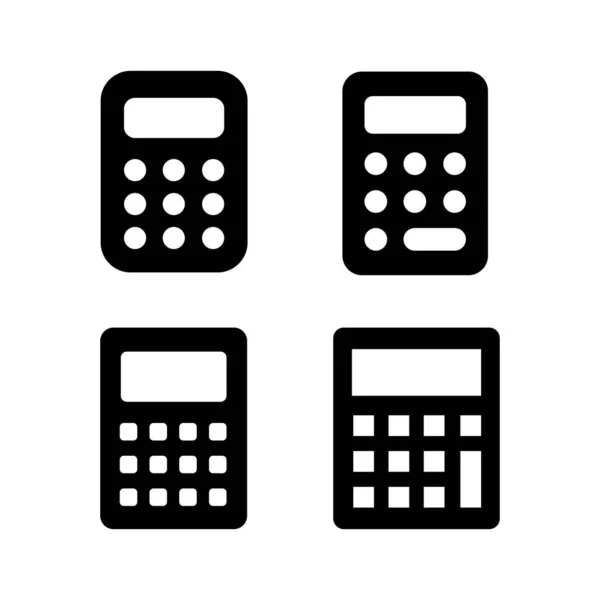 Иллюстрация Вектора Значка Калькулятора Знак Символ Калькулятора — стоковый вектор