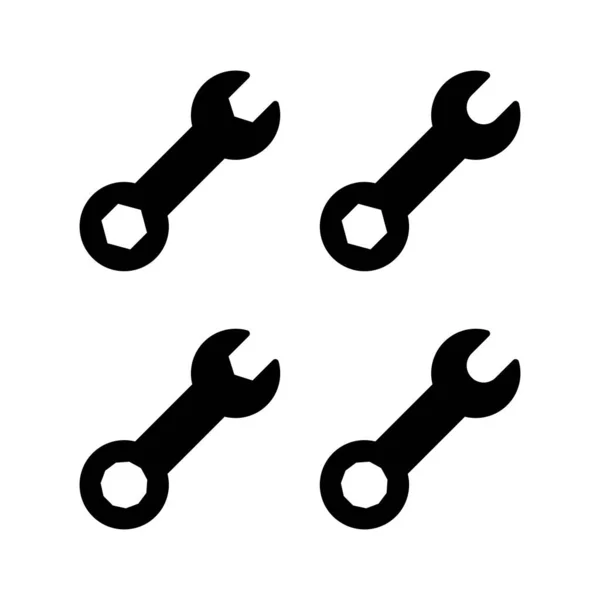 Schrauben Sie Symbolvektorillustration Reparatur Symbol Werkzeuge Zeichen Und Symbol — Stockvektor