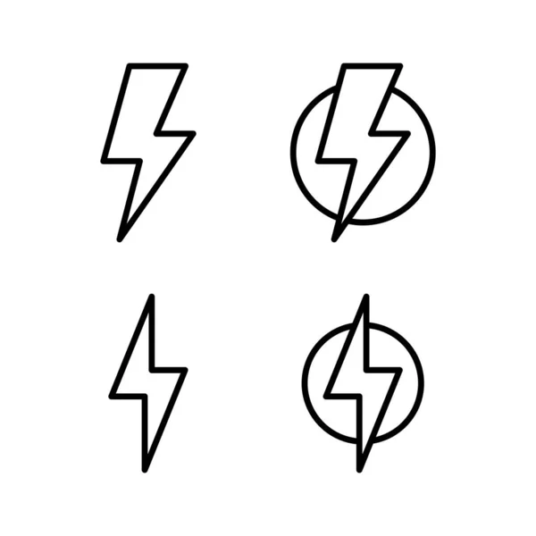 stock vector Lightning icon vector illustration. electric sign and symbol. power icon. energy sign