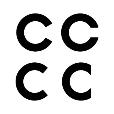 Telif hakkı ikon vektör illüstrasyonu. telif hakkı işareti ve sembol