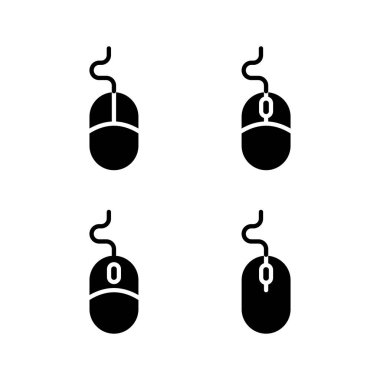 Fare simgesi vektör illüstrasyonu. Tıklama işareti ve sembol. işaretleyici simgesi vektörü.