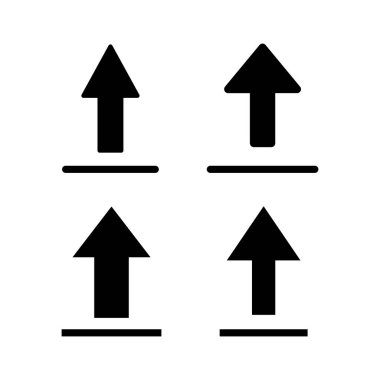 Simge vektör illüstrasyonu yükle. veri işareti ve sembolü yükle