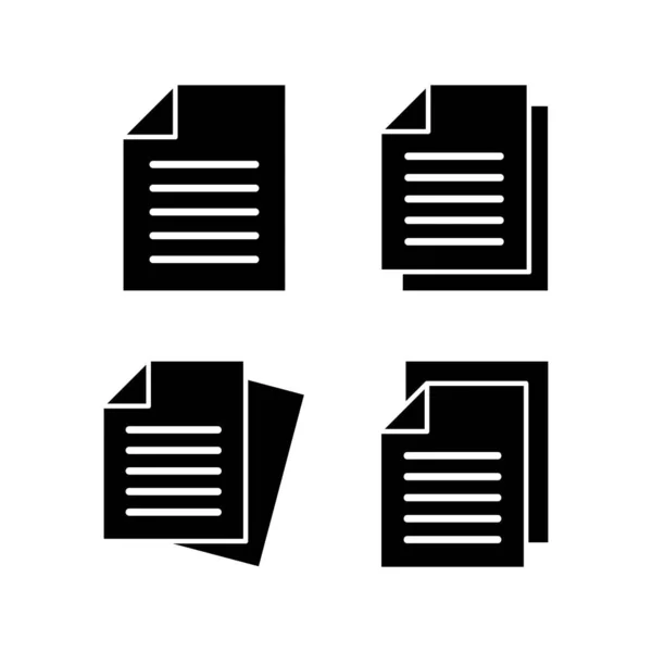 Obrázek Vektorového Obrázku Ikony Dokumentu Papírová Značka Symbol Ikona Souboru — Stockový vektor