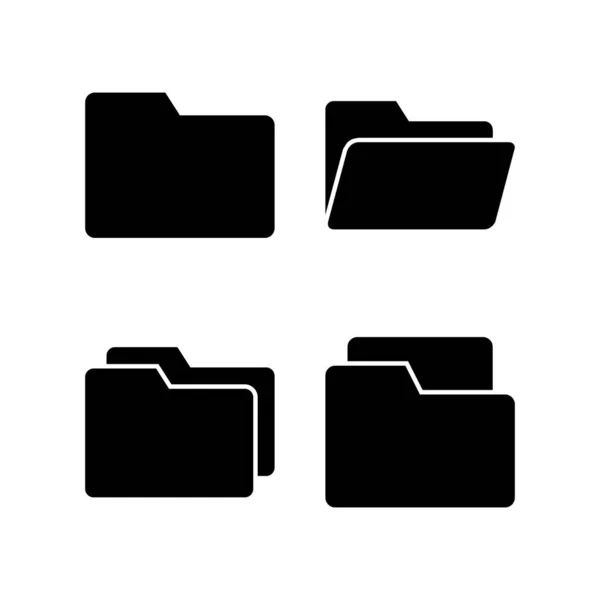 Піктограма Теки Векторні Ілюстрації Знак Символ Теки — стоковий вектор