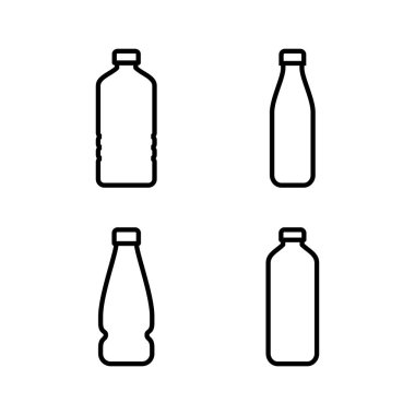 Şişe ikonu vektör illüstrasyonu. şişe işareti ve sembol