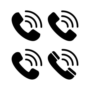 Simge vektör illüstrasyonunu ara. Telefon işareti ve sembol. Telefon ikonu. Bizimle irtibata geç 