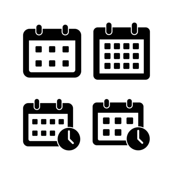 Ilustracja Wektora Kalendarza Znak Symbol Kalendarza Symbol Ikony Rozkładu Jazdy — Wektor stockowy