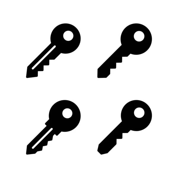 Schlüsselsymbol Vektor Illustration Schlüsselzeichen Und Symbol — Stockvektor