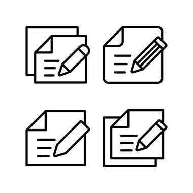 Note icon vector illustration. notepad sign and symbol