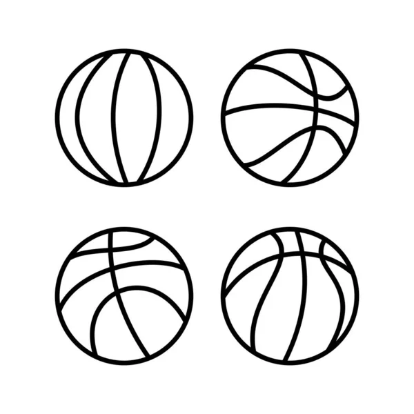 Basketbal Pictogram Vector Illustratie Basketbal Bord Symbool — Stockvector