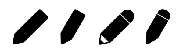Pencil Icon Vector Illustration Pen Sign Symbol Edit Icon Vector — Stock Vector