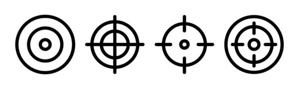 目标图标矢量说明 目标图标向量 目标营销标志和符号 — 图库矢量图片