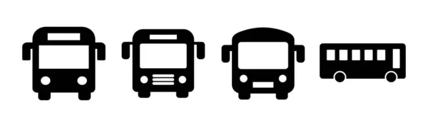 Εικονογράφηση Φορέα Εικονίδιο Λεωφορείου Πινακίδα Λεωφορείου Και Σύμβολο Σύμβολο Μεταφοράς — Διανυσματικό Αρχείο