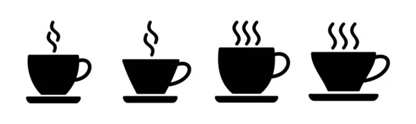 Kaffeetasse Icon Vektor Illustration Tasse Ein Kaffeeschild Und Symbol — Stockvektor