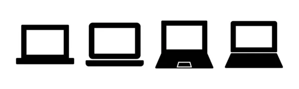 Ilustracja Wektora Laptopa Oznaczenie Symbol Komputera — Wektor stockowy