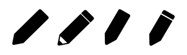 Pencil Icon Vector Illustration Pen Sign Symbol Edit Icon Vector — Stock Vector
