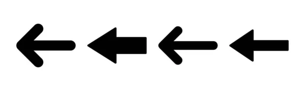 Pfeil Icon Vektorgrafik Pfeilzeichen Und Symbol Für Webdesign — Stockvektor