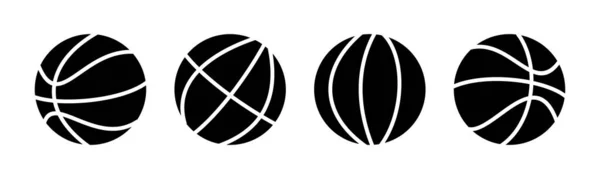 Basketbol Ikonu Vektör Illüstrasyonu Basketbol Tabelası Sembol — Stok Vektör