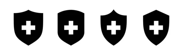 Медичне Страхування Значок Векторні Ілюстрації Підпис Символ Страхового Документа — стоковий вектор