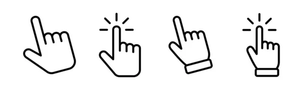 Hand Cursor Icon Vector Illustration Cursor Sign Symbol Hand Cursor — Stock Vector