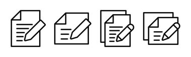 Note icon vector illustration. notepad sign and symbol