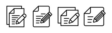 Note icon vector illustration. notepad sign and symbol