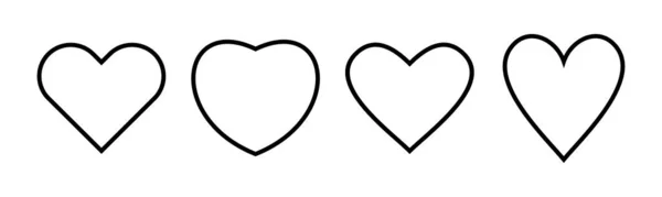 Liebe Icon Vektor Illustration Herzzeichen Und Symbol Wie Ein Symbolvektor — Stockvektor