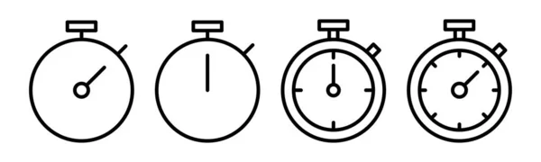 Иллюстрация Вектора Значка Секундомера Таймер Символ Значок Обратного Отсчета Период — стоковый вектор