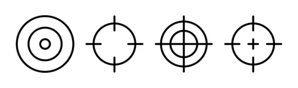 Ziel Symbol Vektor Illustration Torsymbolvektor Zeichen Und Symbol Für Zielgerichtetes — Stockvektor