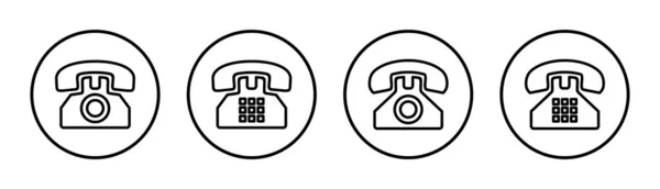 Illustration Icône Téléphonique Signe Symbole Téléphone — Image vectorielle