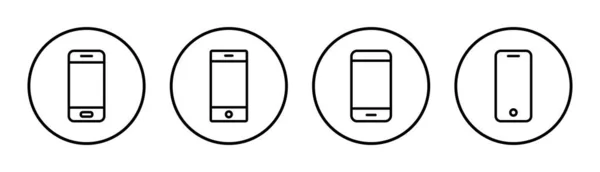 Telefonikon Som Illustration Anropssignal Och Symbol Telefonsymbol — Stock vektor