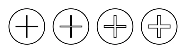 加上图标集的插图 添加附加符号和符号 — 图库矢量图片