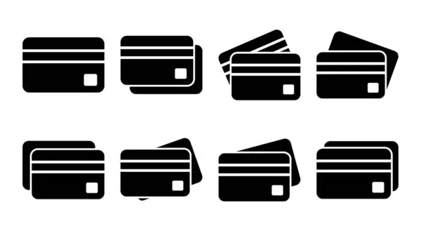 Иллюстрация Значка Кредитной Карты Платежный Знак Символ Кредитной Карты — стоковый вектор