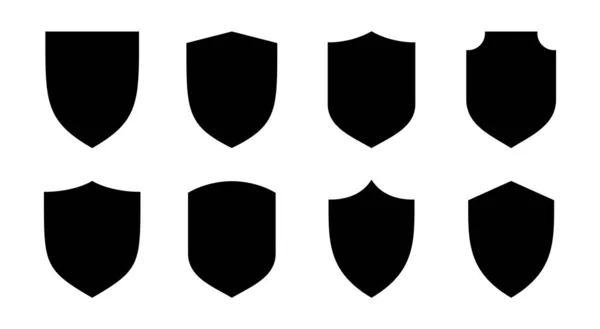Schild Pictogram Set Illustratie Beschermingspictogram Veiligheidsteken Symbool — Stockvector