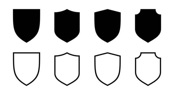 Abbildung Durch Das Schild Symbol Schutzsymbol Sicherheitszeichen Und Symbol — Stockvektor