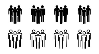 Halkın simgesi çizimi. İmza ve sembol. Kullanıcı Simgesi vektörü