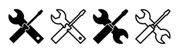 Repair Tools Icon Set Illustration Tool Sign Symbol Setting Icon Stock Illustration