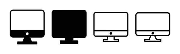 stock vector Computer icon set illustration. computer monitor sign and symbol