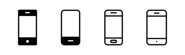 Illustration Für Das Telefon Symbol Rufzeichen Und Symbol Telefonsymbol — Stockvektor