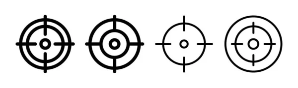 目标图标集说明 目标图标向量 目标营销标志和符号 — 图库矢量图片