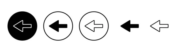 Arrow Icon Set Illustration Arrow Sign Symbol Web Design — Stock Vector