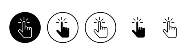 Illustration Mit Cursor Symbol Cursor Zeichen Und Symbol Handcursor Symbol — Stockvektor
